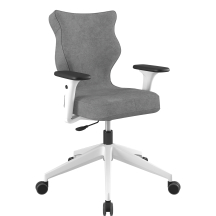 Fotel obrotowy biurowy NERO BIAŁY Podstawowe (6)