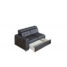 Element z jednym bokiem pojemnikiem na pościel Lewy 2/PB IRYS Podstawowe