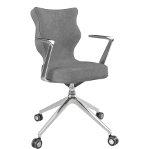 Fotel obrotowy biurowy KUMA POLER CHROM Podstawowe (6)