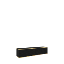 Szafka RTV-135 Czarny Mat ORO MDF Podstawowe