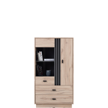 Regał AL4 ALLMO DĄB ESTANA JASNY Podstawowe