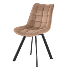 Krzesło beżowe MIKAELA Podstawowe