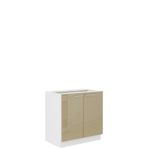 Szafka pod zlewozmywak 2 drzwi 80ZL 2F LARA CAPPUCINO POŁYSK Podstawowe