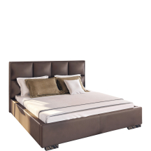 Łóżko tapicerowane 180 x 200 z pojemnikiem SALAMANCA Podstawowe