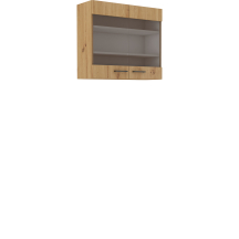 Szafka górna wisząca z witryną 80 GS-72 2F MODENA Podstawowe