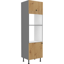 Szafka dolna wysoka słupek pod zabudowę piekarnika i mikrofali 60 DPM-210 2F AVA Podstawowe