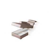 Otomana z pojemnikiem na pościel Lewa OT/P VENTO Podstawowe