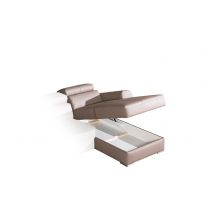 Otomana z pojemnikiem na pościel Prawa OT/P VENTO Podstawowe