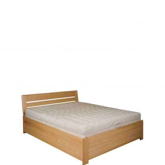 Łóżko drewniane bukowe z pojemnikiem 160 x 200 LK195 Podstawowe