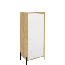 Szafa 2D Hikora Naturalna / Biel Alpejska MOBIUS Podstawowe