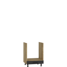 Szafka dolna stojąca pod zabudowę piekarnika i płyty grzewczej DP-60/82 Dąb Craft / Antracyt VENTO Podstawowe