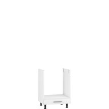 Szafka dolna stojąca pod zabudowę piekarnika i płyty grzewczej DP-60/82 Biały / Biały Połysk VENTO Podstawowe