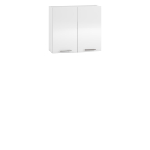 Szafka górna wisząca 2 drzwi G-80/72 Biały / Biały Połysk VENTO Podstawowe
