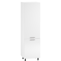 Szafka dolna słupek wysoki DU-60/214 Biały / Biały Połysk VENTO Podstawowe