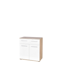 Komoda KM-1 Dąb Sonoma / Biały LIMA Podstawowe