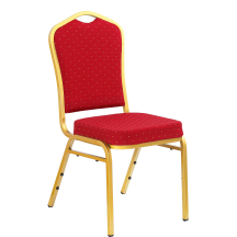 Krzesło metalowe K-66 Złoty / Bordo Podstawowe