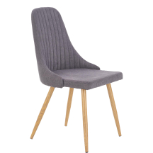 Krzesło metalowe K-285 Buk / Ciemny Popiel Podstawowe