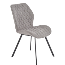 Krzesło metalowe K-360 Czarny / Popiel Podstawowe