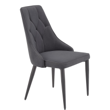 Krzesło metalowe K-365 Czarny / Popiel Podstawowe