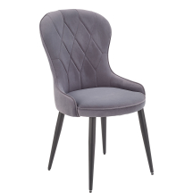 Krzesło metalowe K-366 Czarny / Popiel Podstawowe