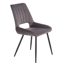 Krzesło metalowe K-404 Czarny / Popiel Podstawowe