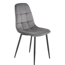 Krzesło metalowe K-417 Czarny / Popiel Podstawowe