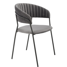 Krzesło metalowe K-426 Czarny / Popiel Podstawowe