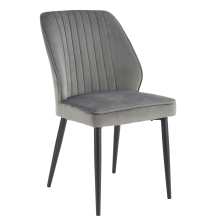 Krzesło metalowe K-432 Czarny / Popiel Podstawowe