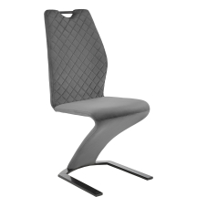 Krzesło metalowe K-442 Czarny / Popiel Podstawowe (1)