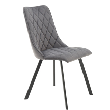 Krzesło metalowe K-450 Czarny / Popiel Podstawowe