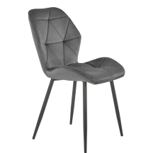 Krzesło metalowe K-453 Czarny / Popiel Podstawowe