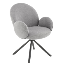 Krzesło metalowe K-498 Czarny / Popiel Podstawowe