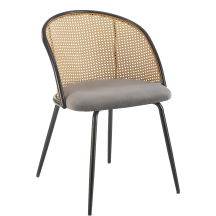 Krzesło metalowe K-508 Czarny / Popiel Podstawowe