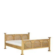 Łóżko drewniane sosnowe 200 x 200 LK705 Podstawowe (1)