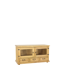 Szafka RTV drewniana sosnowa RV705 Podstawowe (1)