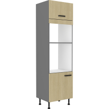 Szafka dolna wysoka słupek pod zabudowę piekarnika i mikrofali 60 DPM-215 2F SCANDI Podstawowe