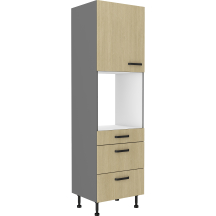 Szafka dolna wysoka słupek pod zabudowę piekarnika 60 DPS-215 3S 1F SCANDI Podstawowe