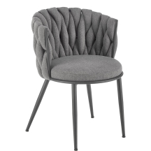 Krzesło metalowe K-516 Czarny / Popiel Podstawowe