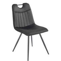 Krzesło metalowe K-521 Czarny Podstawowe