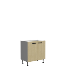 Szafka dolna stojąca 2 drzwi 80 D 2F SCANDI Podstawowe