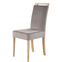 Krzesło drewniane CLARION Dąb Miodowy / tap: Riviera 91 Podstawowe