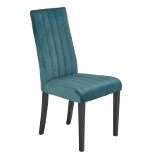 Krzesło drewniane DIEGO 2 Czarny / Ciemny Zielony Podstawowe