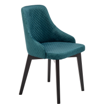 Krzesło drewniane TOLEDO 3 Czarny / Ciemny Zielony Podstawowe