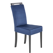 Krzesło drewniane CLARION 2 Czarny / Granatowy Podstawowe