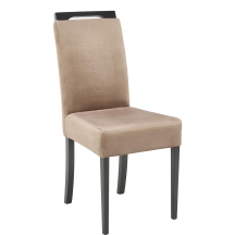 Krzesło drewniane CLARION 2 Czarny / Beż Podstawowe