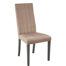 Krzesło drewniane DIEGO 2 Czarny / Beż Podstawowe