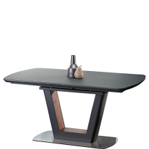 Stół rozkładany 160-200x90x76 BILOTTI Antracyt Mat / Orzech Podstawowe