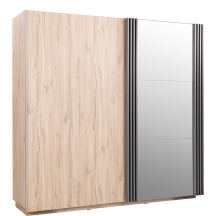 Szafa AL15 ALLMO SYPIALNIA DĄB ESTANA JASNY Podstawowe