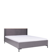 Łóżko 160 x 200 ze stelażem i pojemnikiem AL19 ALLMO SYPIALNIA DĄB ESTANA JASNY Podstawowe