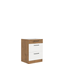 Szafka dolna stojąca 3 szuflady 60 D 3S VIGO BIAŁY POŁYSK Podstawowe